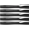 Stylo-bille schneider slider rave xb black edition viscoglide trait extra large encre bleue coloris noir