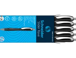 Stylo-bille schneider slider rave xb black edition viscoglide trait extra large encre bleue coloris noir