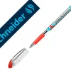 Stylo-bille schneider slider basic viscoglide trait moyen grip caoutchouc sechage rapide neutre en co2 couleur