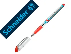 Stylo-bille schneider slider basic viscoglide trait moyen grip caoutchouc sechage rapide neutre en co2 couleur