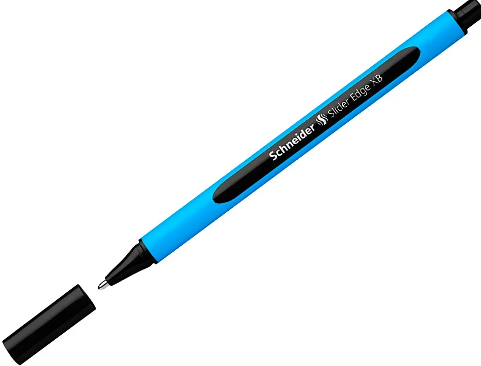 Stylo-bille schneider slider edge xb couleurs assorties pack 6 unites