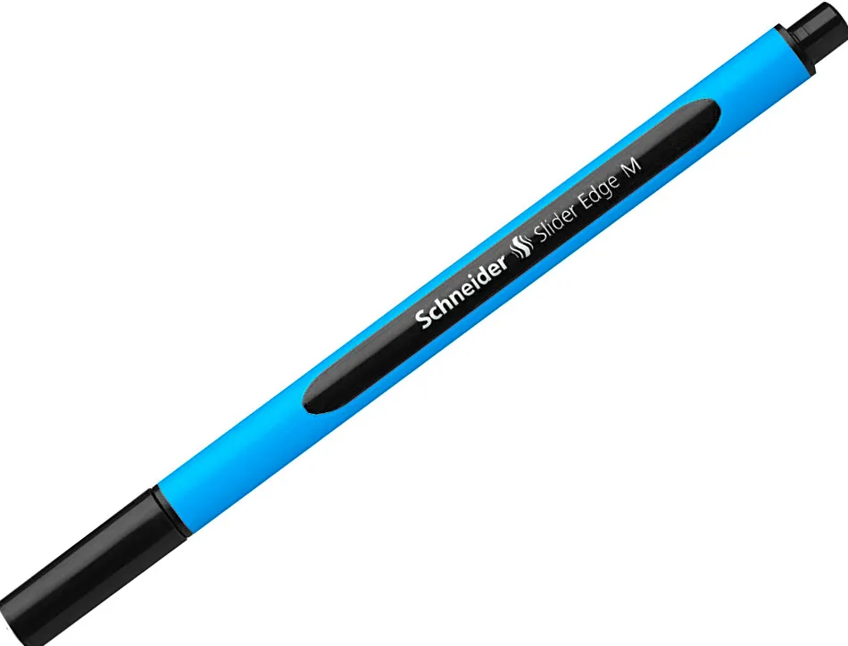 Stylo-bille schneider slider edge pointe moyenne coloris noir