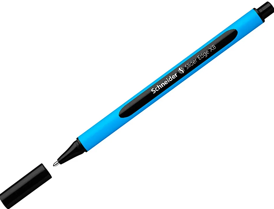 Stylo-bille schneider slider edge pointe moyenne coloris noir