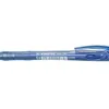 Stylo-bille stabilo liner pointe fine trait 0,38mm retractable grip confortable coloris bleu