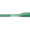 Stylo-bille stabilo liner pointe fine trait 0,38mm retractable grip confortable coloris vert