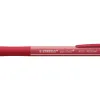 Stylo-bille stabilo pointball colorful 3200m d'ecriture trait 0,5mm retractable grip antiderapant coloris rouge