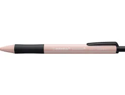 Stylo-bille stabilo pointball wild flowers 3200m d'ecriture trait 0,5mm retractable grip antiderapant rose pivoine
