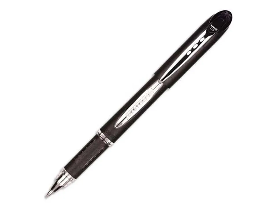 Stylo-bille uniball jetstream écriture moyenne 0.5mm encre gel grip antiglisse encre ultra fluide rechargeable noir