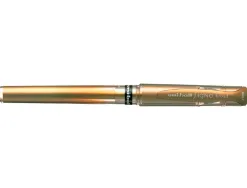 Stylo-bille uniball signo broad écriture large 0.8mm pointe 1mm grip caoutchouc encre gel résistante eau lumière or