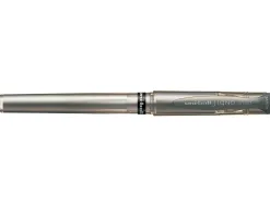 Stylo-bille uniball signo broad écriture large 0.8mm pointe 1mm grip caoutchouc encre gel résistant eau lumière argent