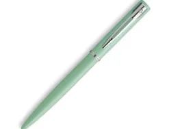 Stylo-bille waterman allure pastel pointe m capuchon clip attributs chromes coffret cadeau vert pastel
