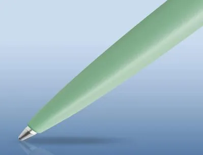 Stylo-bille waterman allure pastel pointe m capuchon clip attributs chromes coffret cadeau vert pastel
