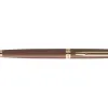 Stylo-bille waterman hemisphere metallic retractable clip pointe moyenne encre bleue coloris