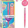 Stylo-feutre paper mate flair corps feutre couleur encre pointe moyenne 1,1mm trace 0,7mm coloris rose