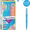 Stylo-feutre paper mate flair original pointe moyenne 1mm longue durée de vie coloris turquoise