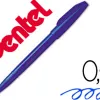 Stylo-feutre pentel sign pen aquarellable écriture large 0.8mm pointe fibre acrylique encre soluble eau coloris bleu