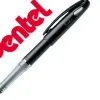 Stylo-feutre pentel tradio plume dessin écriture pointe polyacétate souple encre liquide noire rechargeable