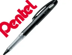 Stylo-feutre pentel tradio plume dessin écriture pointe polyacétate souple encre liquide noire rechargeable