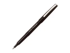 Stylo-feutre pilot fineliner écriture fine 0.3mm pointe polyacétate baguée encre liquide permet copies carbone noir