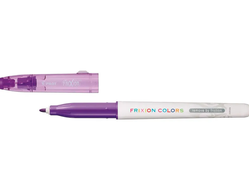 Stylo-feutre pilot frixion colors dessin effaçable pointe fibre résistante 2.5mm violet