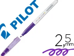 Stylo-feutre pilot frixion colors dessin effaçable pointe fibre résistante 2.5mm violet