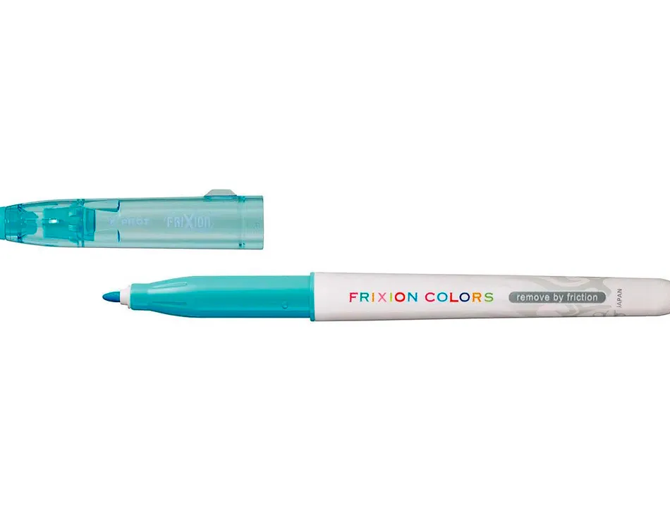Stylo-feutre pilot frixion colors dessin effaçable pointe fibre résistante 2.5mm bleu clair