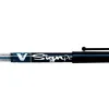 Stylo-feutre pilot v sign pen écriture moyenne 0.6mm pointe fibre polyester encre intense liquide niveau visible noir