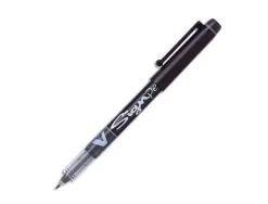 Stylo-feutre pilot v sign pen écriture moyenne 0.6mm pointe fibre polyester encre intense liquide niveau visible noir