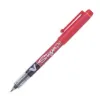 Stylo-feutre pilot v sign pen écriture moyenne 0.6mm pointe fibre polyester encre intense liquide niveau visible rouge
