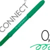 Stylo-feutre q-connect écriture fine 0.4mm pointe extra-fine corps couleur encre vert