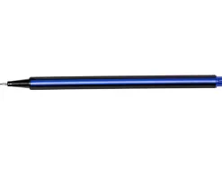 Stylo-feutre q-connect pointe fibre fine 0.4 mm coloris bleu