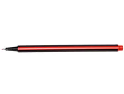 Stylo-feutre q-connect pointe fibre fine 0.4 mm coloris rouge