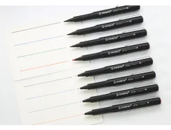 Stylo-feutre stabilo driver pointe fine trait 0,4mm encre noire
