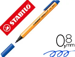 Stylo-feutre stabilo greenpoint plastique recyclé pointe large robuste écriture douce surlignage expressif bleu