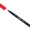 Stylo-feutre stabilo ohp pen permanent pointe fine 0.7mm encre indélébile multi-supports agrafe coloris rouge