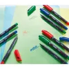 Stylo-feutre stabilo ohp pen permanent pointe moyenne 1mm encre indélébile multi-supports agrafe coloris noir