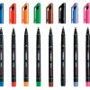 Stylo-feutre stabilo ohp pen permanent pointe fine 0.7mm encre indélébile multi-supports agrafe pochette 4 assortis