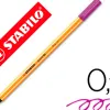 Stylo-feutre stabilo point 88 écriture fine 0.4mm 1000m pointe gainée métal corps hexagonal coloris violet