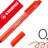 Stylo-feutre stabilo pointmax pointe moyenne nylon tracé 0.8mm ultra robuste coloris rouge