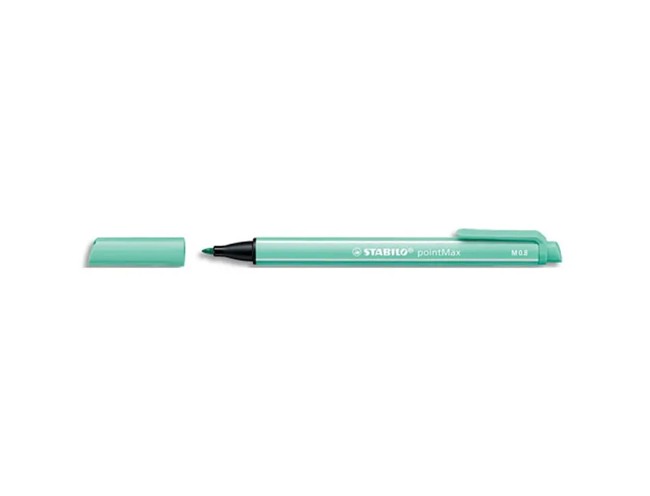 Stylo-feutre stabilo pointmax pointe moyenne nylon tracé 0.8mm ultra robuste coloris noir