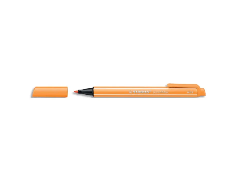 Stylo-feutre stabilo pointmax pointe moyenne nylon tracé 0.8mm ultra robuste coloris noir