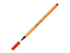 Stylo-feutre stabilo point 88 écriture fine 0.4mm 1000m pointe gainée métal corps hexagonal coloris rouge