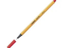 Stylo-feutre stabilo point 88 écriture fine 0.4mm 1000m pointe gainée métal pochette 6 coloris assortis