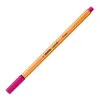 Stylo-feutre stabilo point 88 écriture fine 0.4mm 1000m pointe gainée métal corps hexagonal coloris rose
