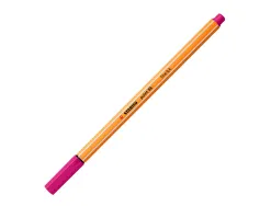 Stylo-feutre stabilo point 88 écriture fine 0.4mm 1000m pointe gainée métal corps hexagonal coloris rose