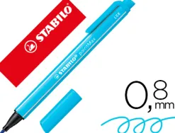 Stylo-feutre stabilo pointmax pointe moyenne en nylon tracé 0,8mm ultra robuste coloris bleu azur