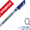 Stylo-feutre stabilo sensor pointe fine gainée métal amortisseur 1200m écriture tracé 0.3mm coloris bleu