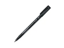 Stylo-feutre staedtler lumocolor permanent pointe fine 0.6mm multi-supports séchage immédiat résistant eau coloris noir