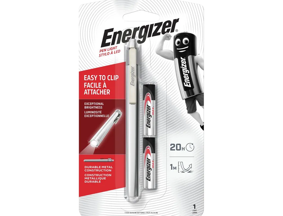 Stylo-lumineux energizer penlight 2 aaa 35 lumens 20h
