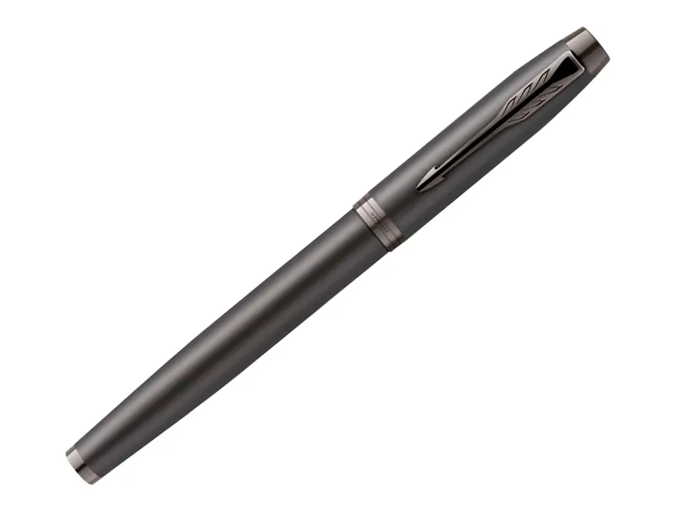 Stylo-plume parker im monochrome noir pointe moyenne encre bleu etui cadeau